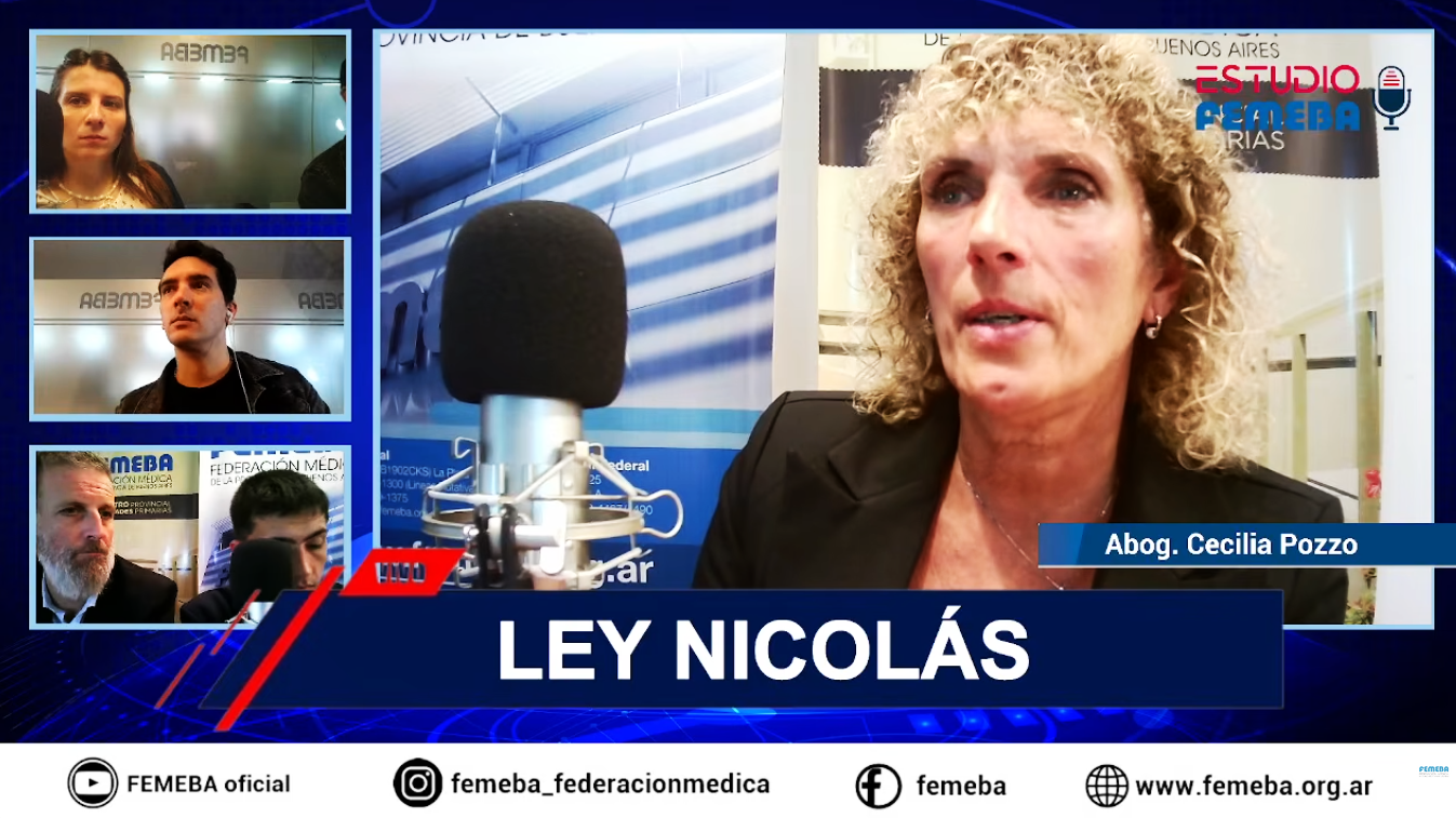 Stream Estudio FEMEBA #16. "Ley Nicolás".
