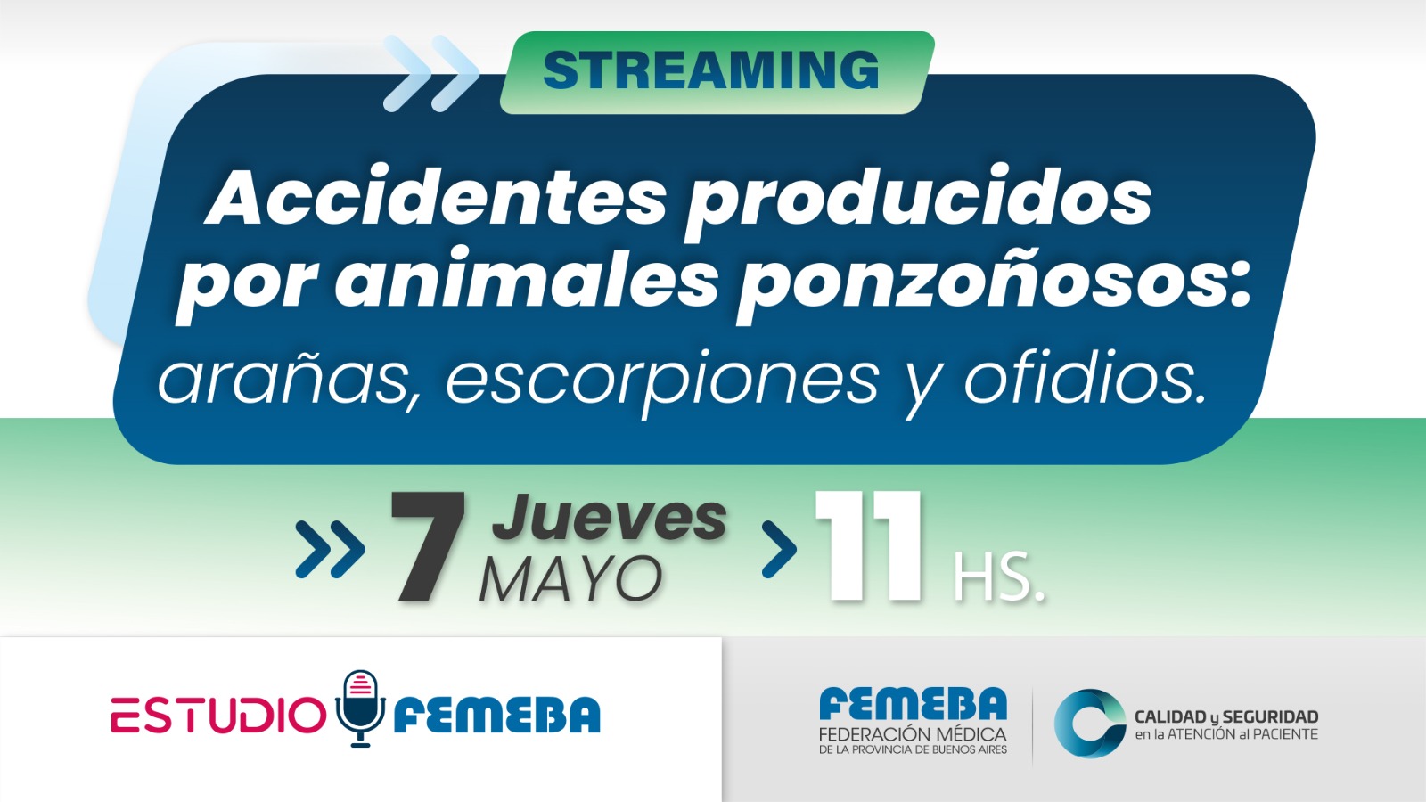Stream  Estudio FEMEBA 17#. "Accidentes producidos por animales ponzoñosos".