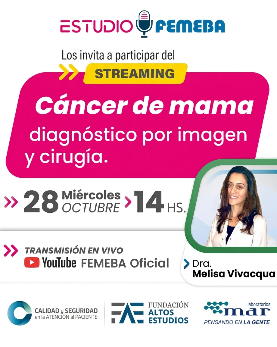 Estudio FEMEBA 30#, "Cáncer de mama, diagnóstico por imagen y tratamiento".